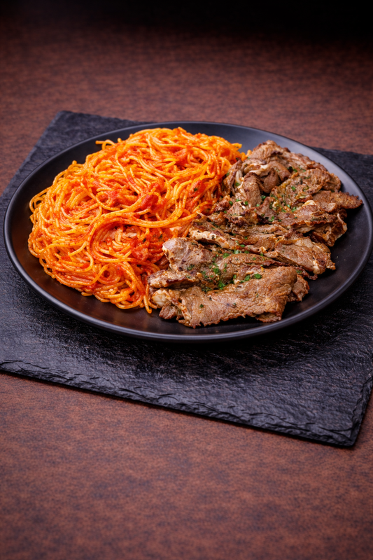 Assiette carpaccio d'entrecote + Accompagnement