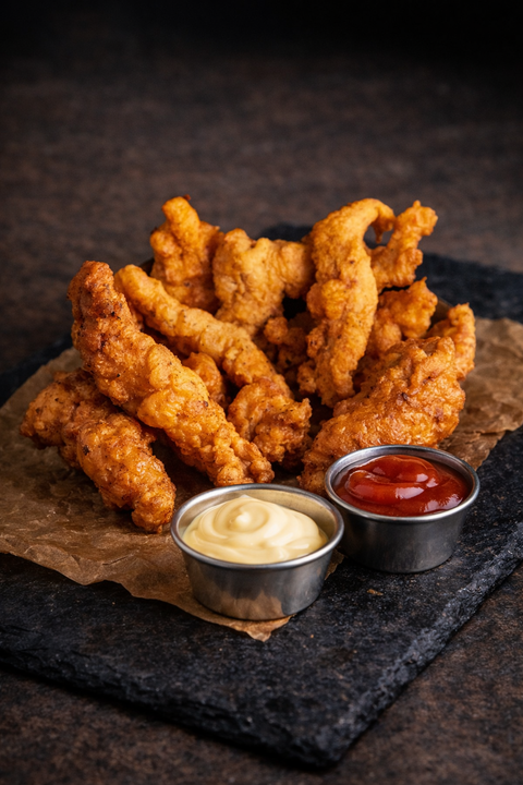 Beignets de poulet x 6 + Accompagnement
